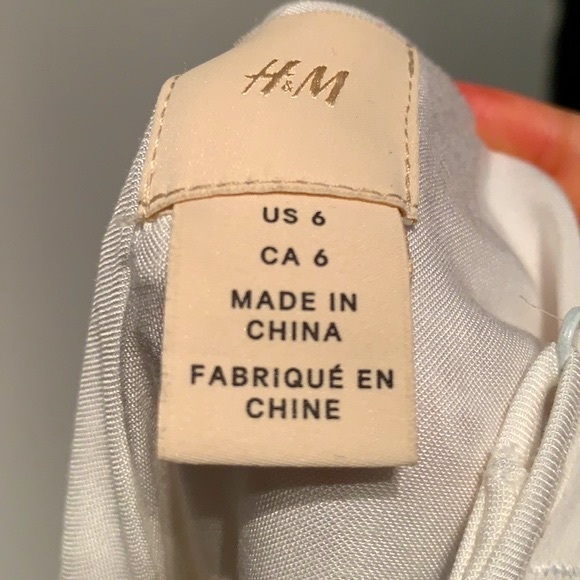 HM Maxi Dress White Lace Like New - Picture 7 of 7